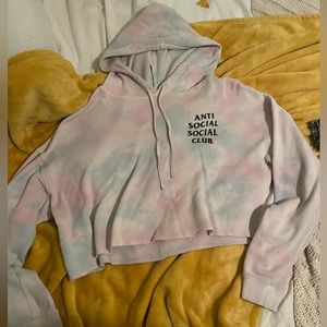 Anti Social Social Club Crop Hoodie